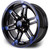 MODZ® Aftershock Blue & Black 14"Golf Cart Wheel