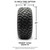 MODZ® 14" Chaos Silver Wheels & Off-Road Tires Combo