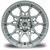 MODZ® Chaos Silver 14" Golf Cart Wheel