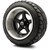 MODZ® 14" Maverick Machined Black Wheels & Street Tires Combo