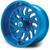 MODZ® Carnage Brushed Blue Ball Mill 14" Golf Cart Wheel