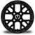 MODZ® Matrix Matte Black 12" Golf Cart Wheel