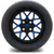 MODZ® 14" Formula Blue and Black Wheels & Street Tires Combo