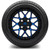 MODZ® 14" Formula Blue and Black Wheels & Street Tires Combo