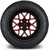 MODZ® 14" Formula Red and Black Wheels & Street Tires Combo