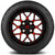 MODZ® 14" Formula Red and Black Wheels & Street Tires Combo