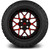 MODZ® 14" Formula Red and Black Wheels & Off-Road Tires Combo