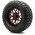 MODZ® 14" Formula Red and Black Wheels & Off-Road Tires Combo