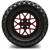 MODZ® 14" Formula Red and Black Wheels & Off-Road Tires Combo