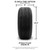 MODZ® 15" Formula Glossy Black Wheels & Street Tires Combo