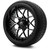 MODZ® 15" Formula Machined Black Wheels & Street Tires Combo