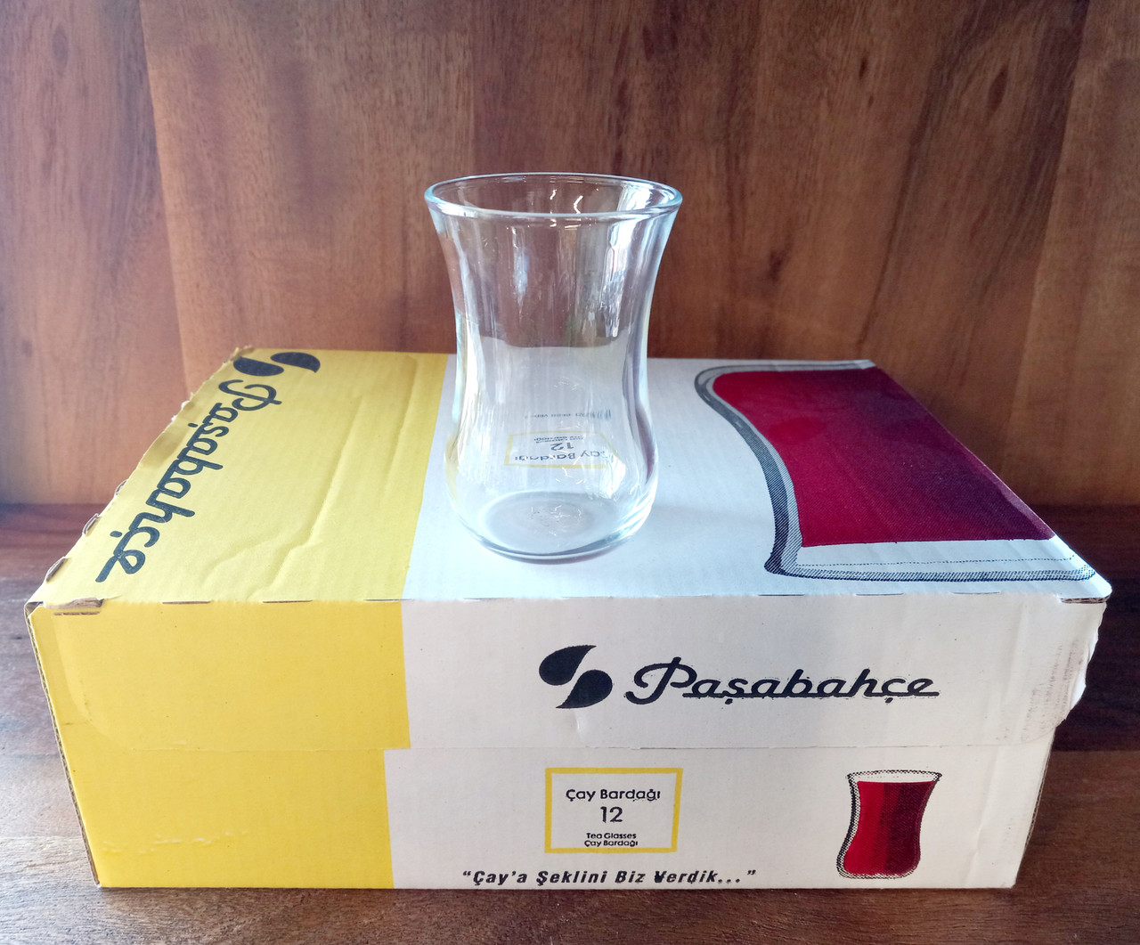Pasabahce Set 2 Tazze Ayran In Vetro – 300 Ml, Alte 12 Cm, Lavastoviglie