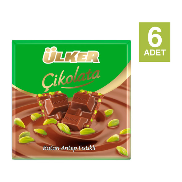 Ulker Pistachio Chocolate (Box of 6 pieces)