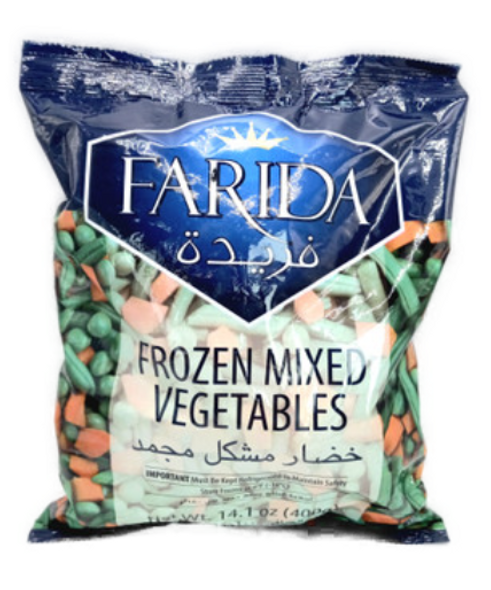 Farida Frozen Mixed Vegetables 400gr