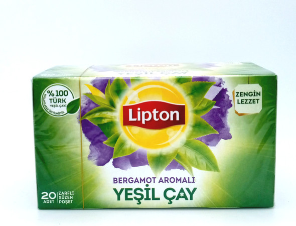 Lipton Green Tea with Earl Grey (20 Tea Bags)