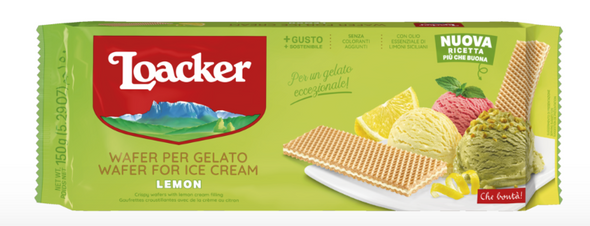 Loacker Wafer with lemon cream filling 150gr