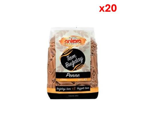 ANKARA PASTA Whole Wheat Penne 500g*20