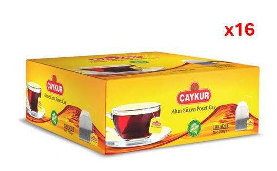 CAYKUR BLACK TEA BAG BOX 200GR*16