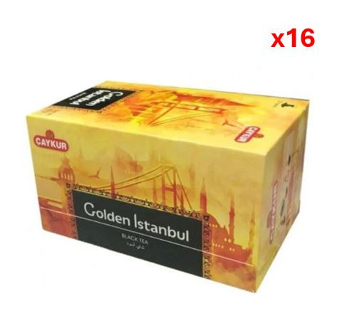 CAYKUR GOLDEN ISTANBUL TEAPOT BAG 200 GR*16