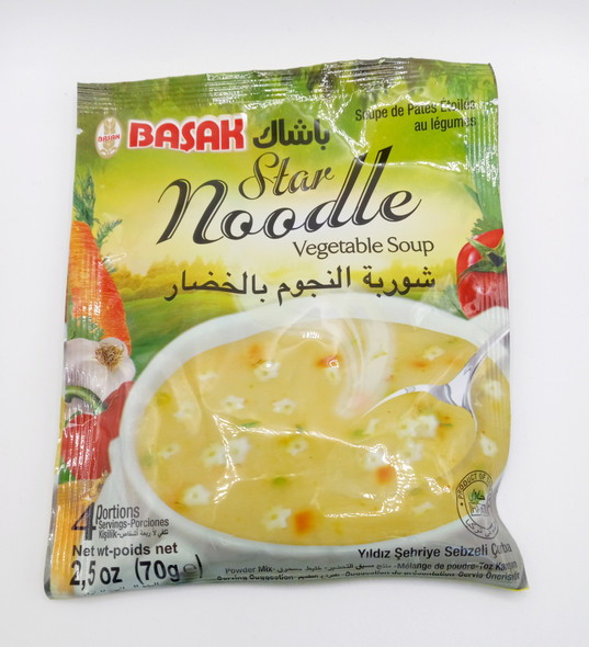 Basak Star Noodle Vegetable Soup 70gr