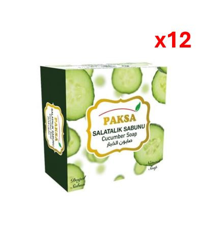 Paksa Cucumber Soap BOX 12×125g
