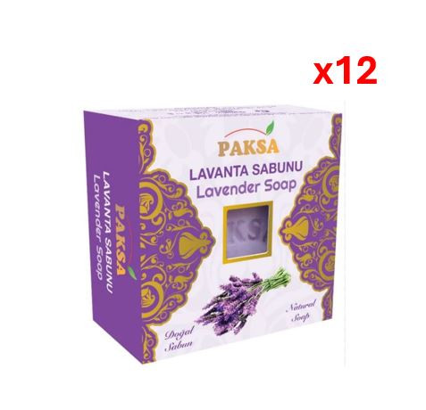Paksa Lavender Soap BOX 12×125g