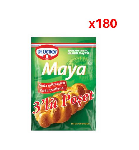 DR OETKER DRY YEAST (3 PACK) BOX 30GR X 30 X 6