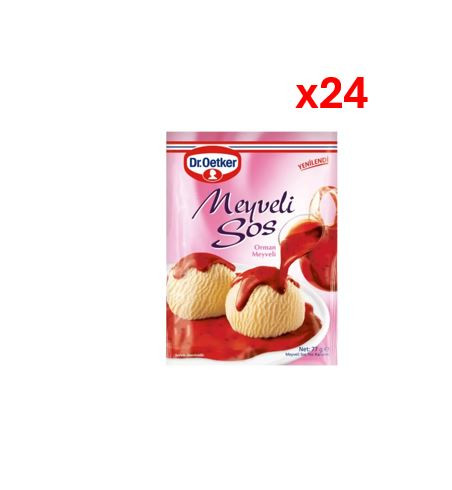 Dr Oetker Forest Fruit Sauce BOX (24x77g)