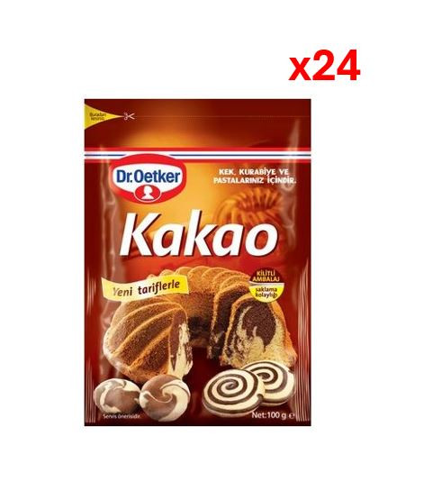 DR OETKER CACAO SECURED PACK BOX 100 GR X 24