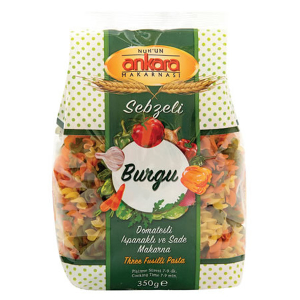ANKARA PASTA SEBZELI BURGU 350GR