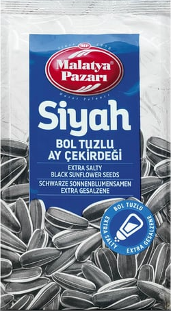 Malatya Pazari Sunflower Seeds Black Extra Salted 250gr