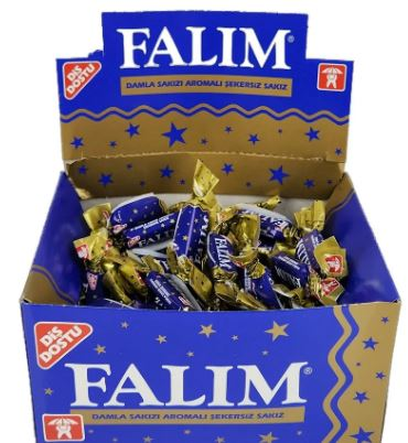 Falım Sakız 100'lü Paket Damla Sakız Aromalı 20*100*1,4GR