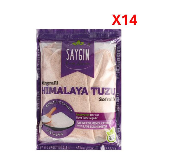 SAYGIN POSET HİMALAYA TUZU SOFRALIK 500 gr*14