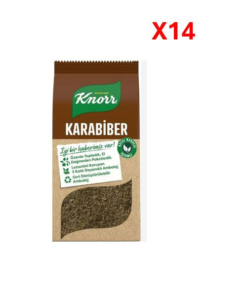Knorr Black Pepper 14*60g