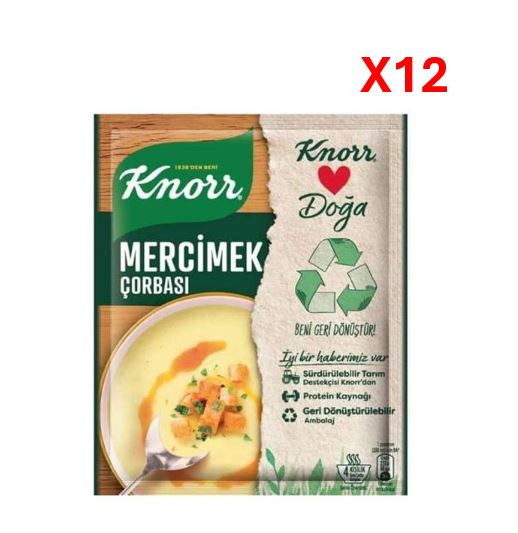KNORR LENTIL SOUP 12*76GR