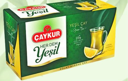 CAYKUR SUZEN LEMON BAG GREEN TEA 40 GR