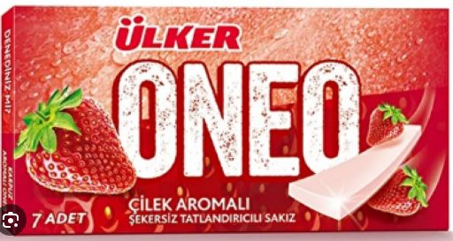 ULKER ONEO SLIMS STRAWBERRY 14G