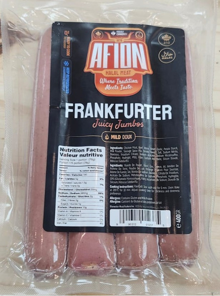 Afion Frankfurter 400 gr (MILD)