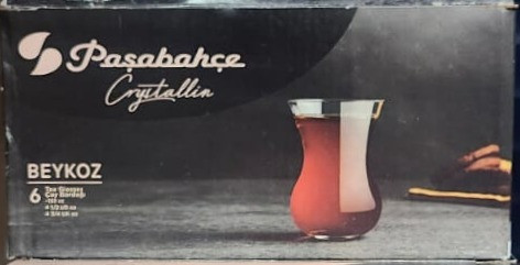 Pasabahce Crystallin Beykoz Tea Glasses 6 pcs 135 cc