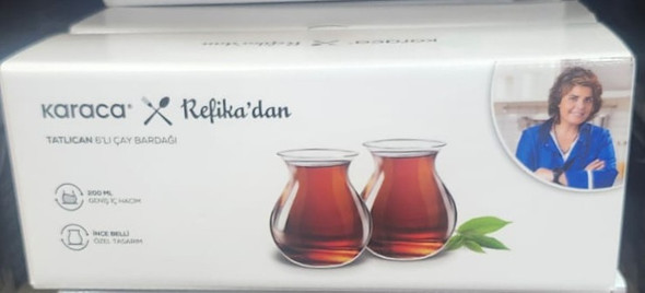 Karaca Refika Tatlican Tea Glasses 6 pcs
