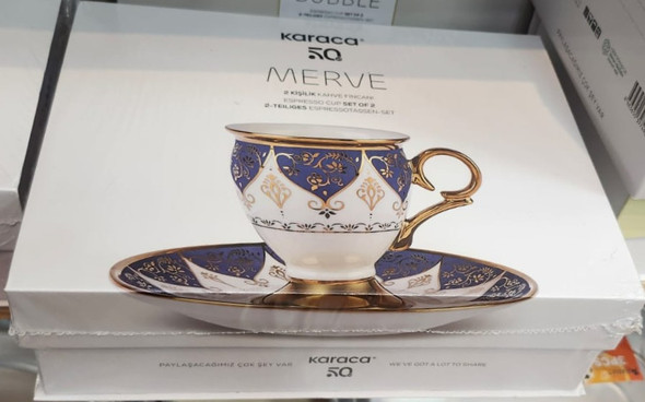 Karaca Merve 2 Person Coffee Set