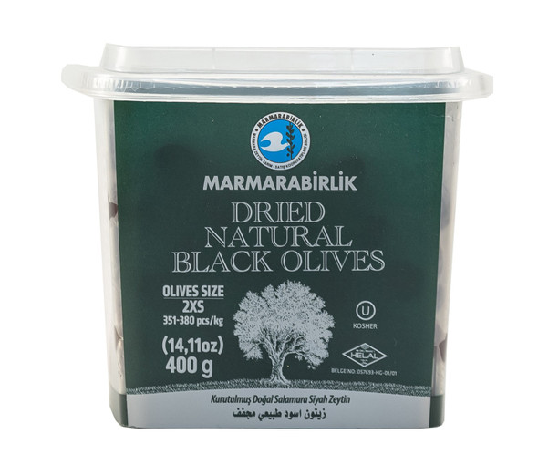 Marmara Birlik Dried Black Olive Sele 2XS 400g