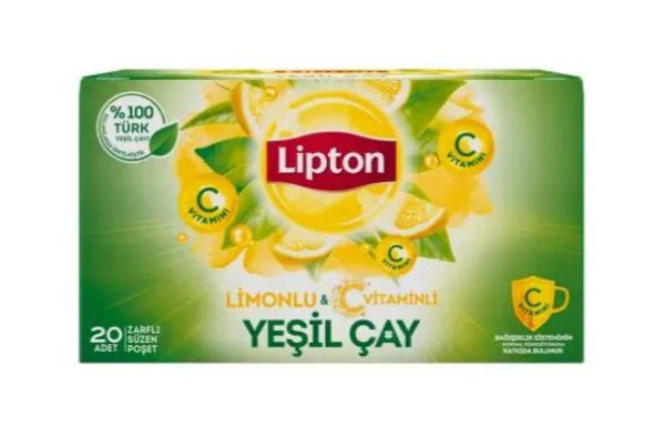 Lipton Green Tea with lemon (20 Tea Bags)