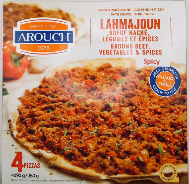 Arouch Lahmajoun 4 pcs (Spicy)