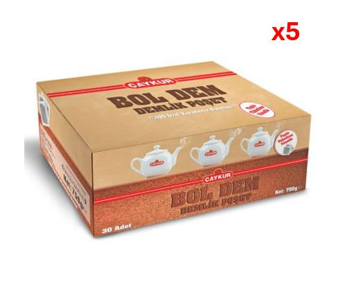 CAYKUR BOLDEM TEAPOT BAG BOX 750GR*5