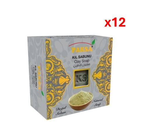 Paksa Clay Soap BOX 12×125g