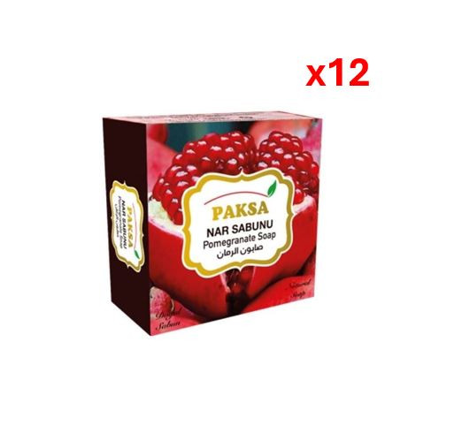 Paksa Pomegranate Soap BOX 12×125g