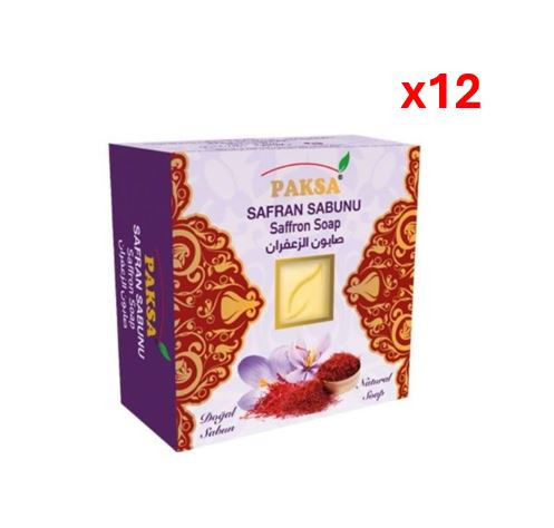 PAKSA SAFFRON SOAP BOX 125G*12