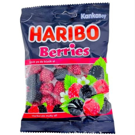 HARIBO SOFT CANDY BERRIES 80GR
