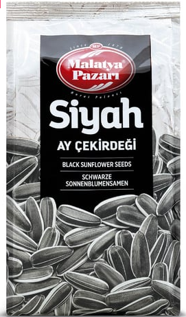 Malatya Pazari Sunflower Seeds Black Salted 250gr